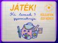 KI LESZEK gyermekrajz j�t�k